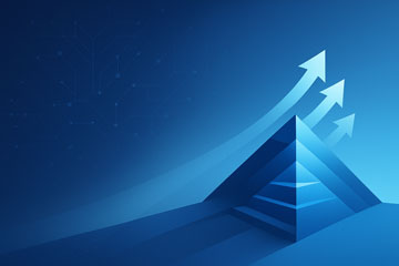 Visual representation of World Net Enterprises commitment to excellence - upward growth and achievement through innovation